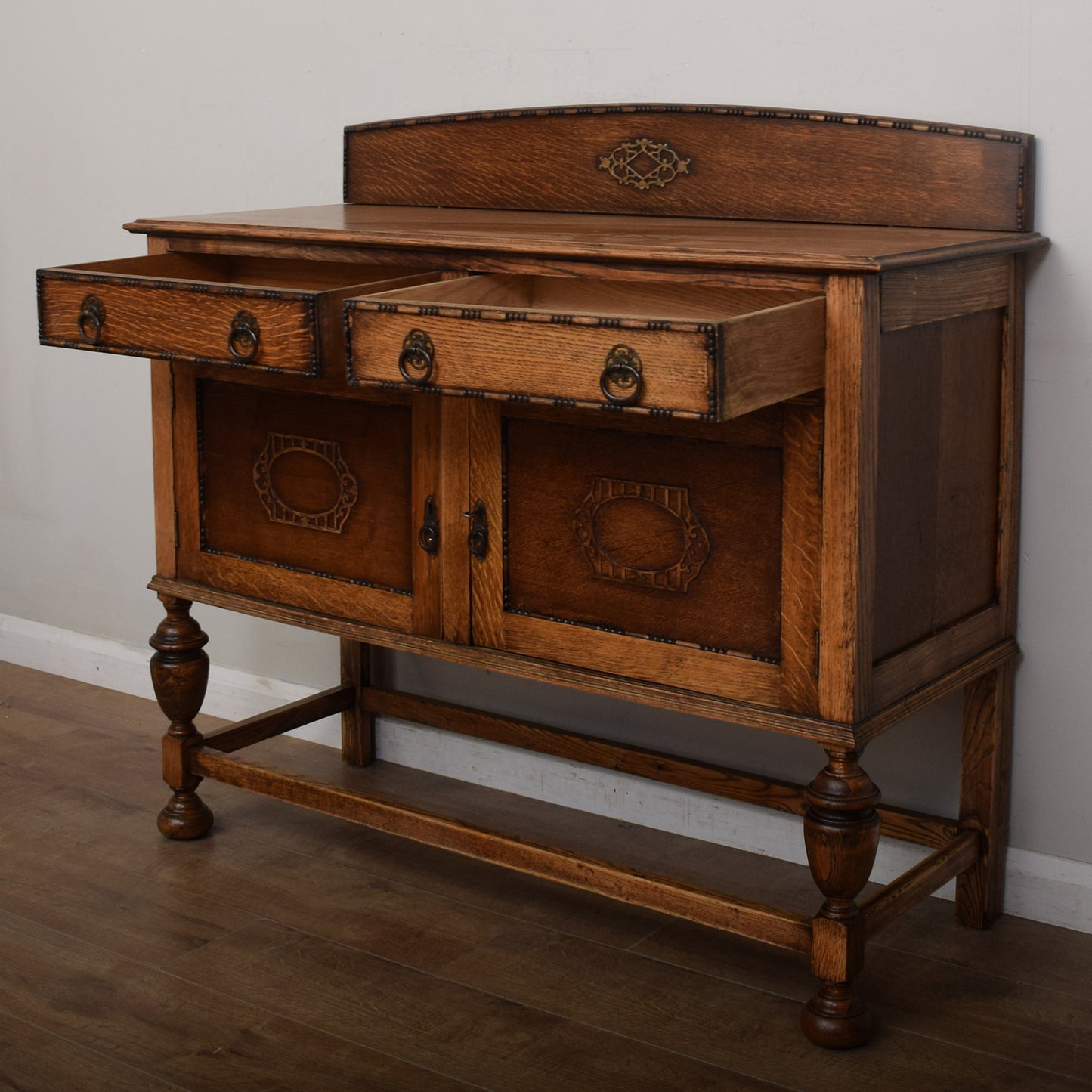Restored Oak Sideboard
