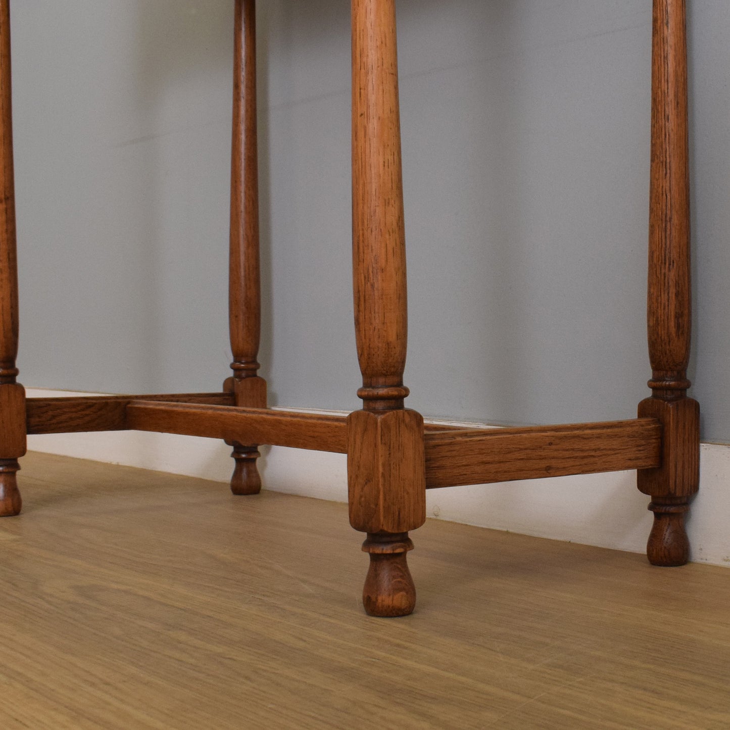 Refinished Oak Hall Table