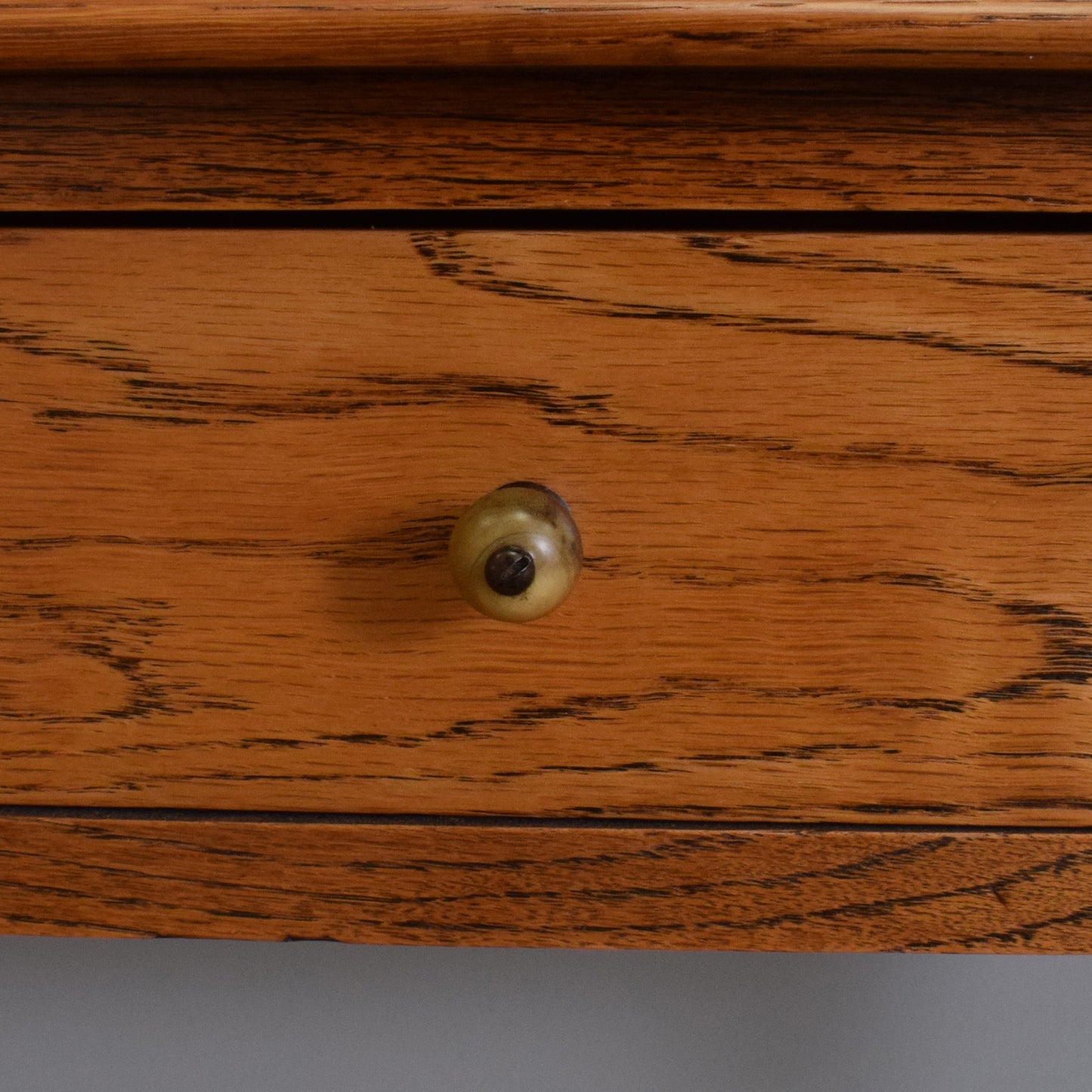 Refinished Oak Hall Table