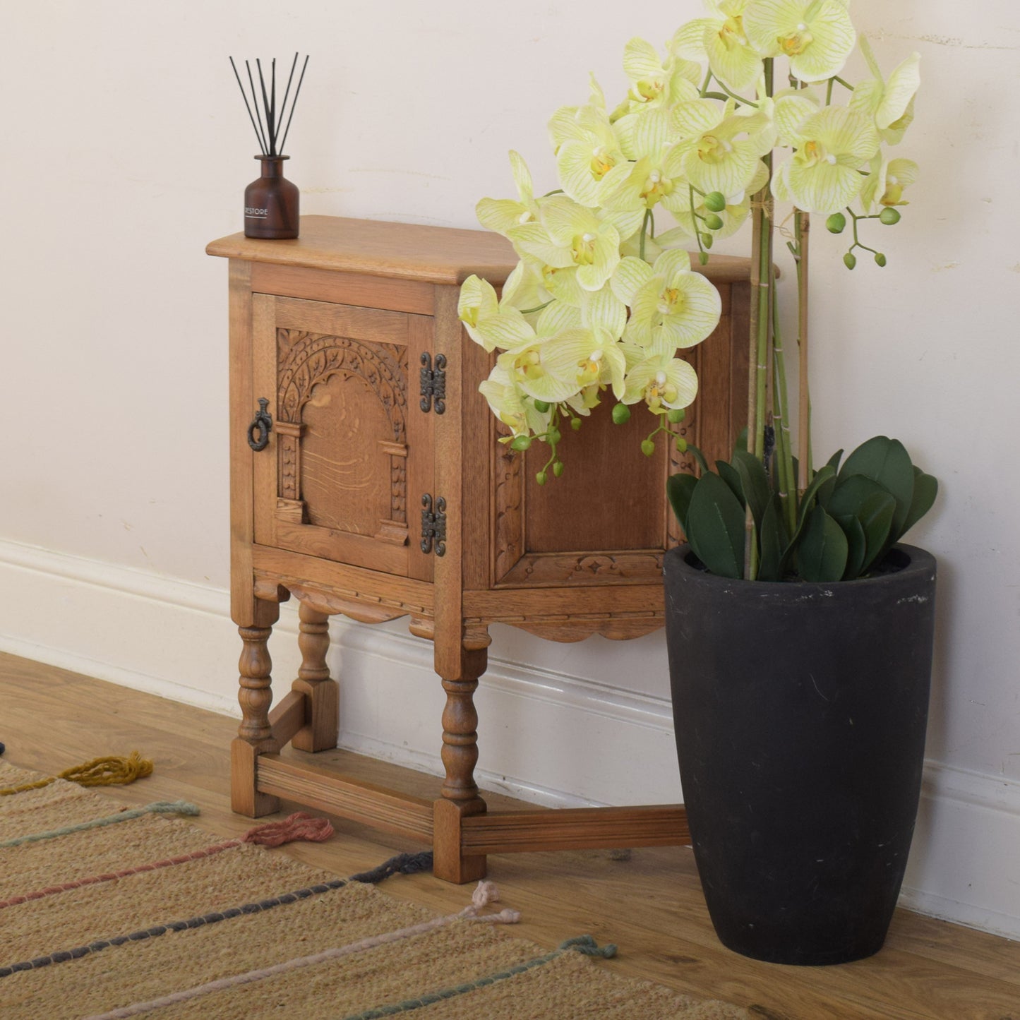 Oak Credence Cabinet