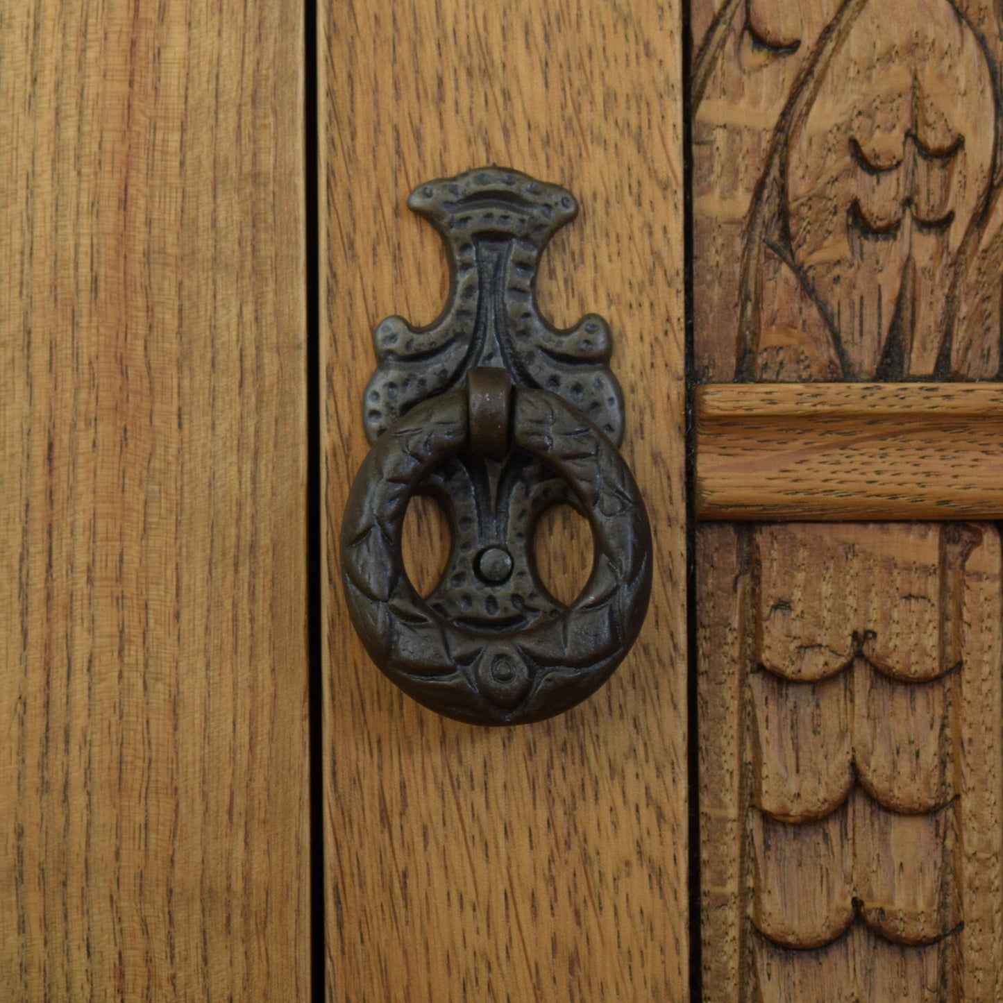 Oak Credence Cabinet