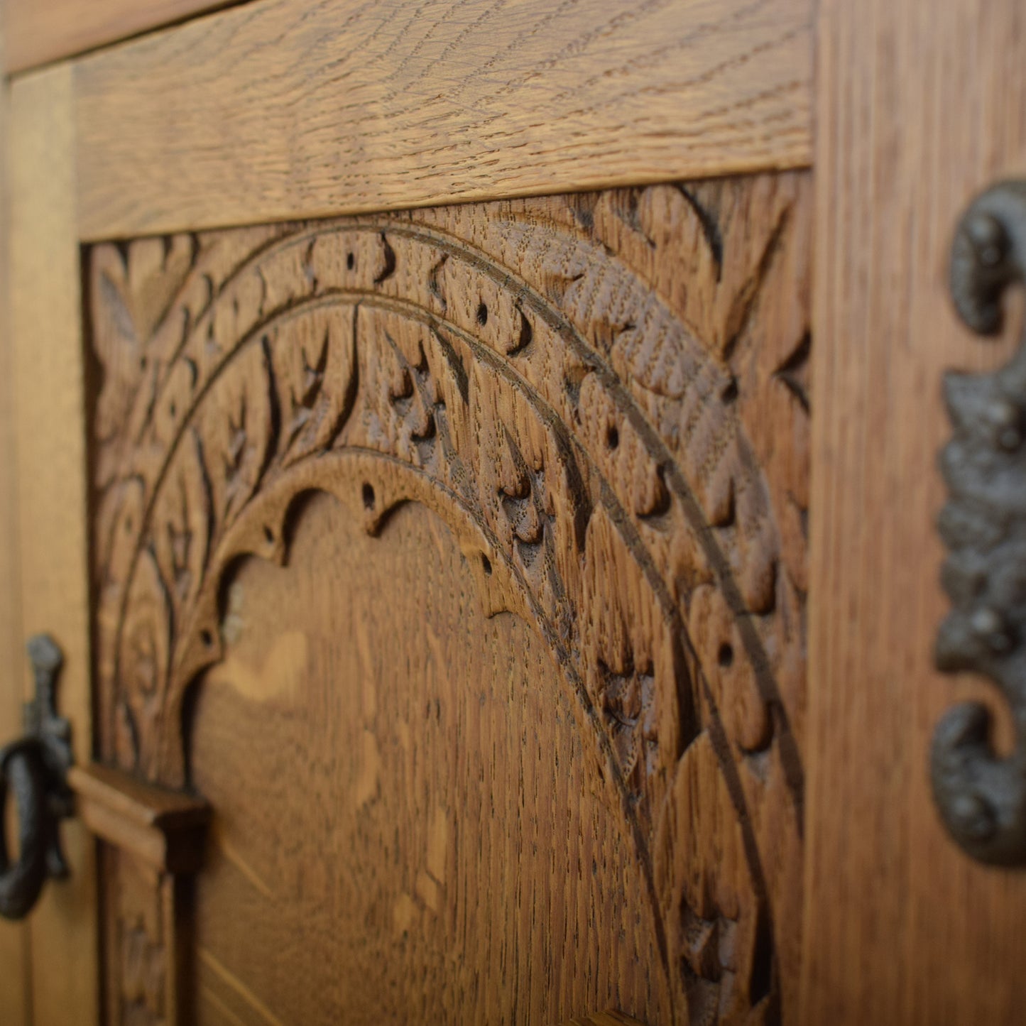 Oak Credence Cabinet
