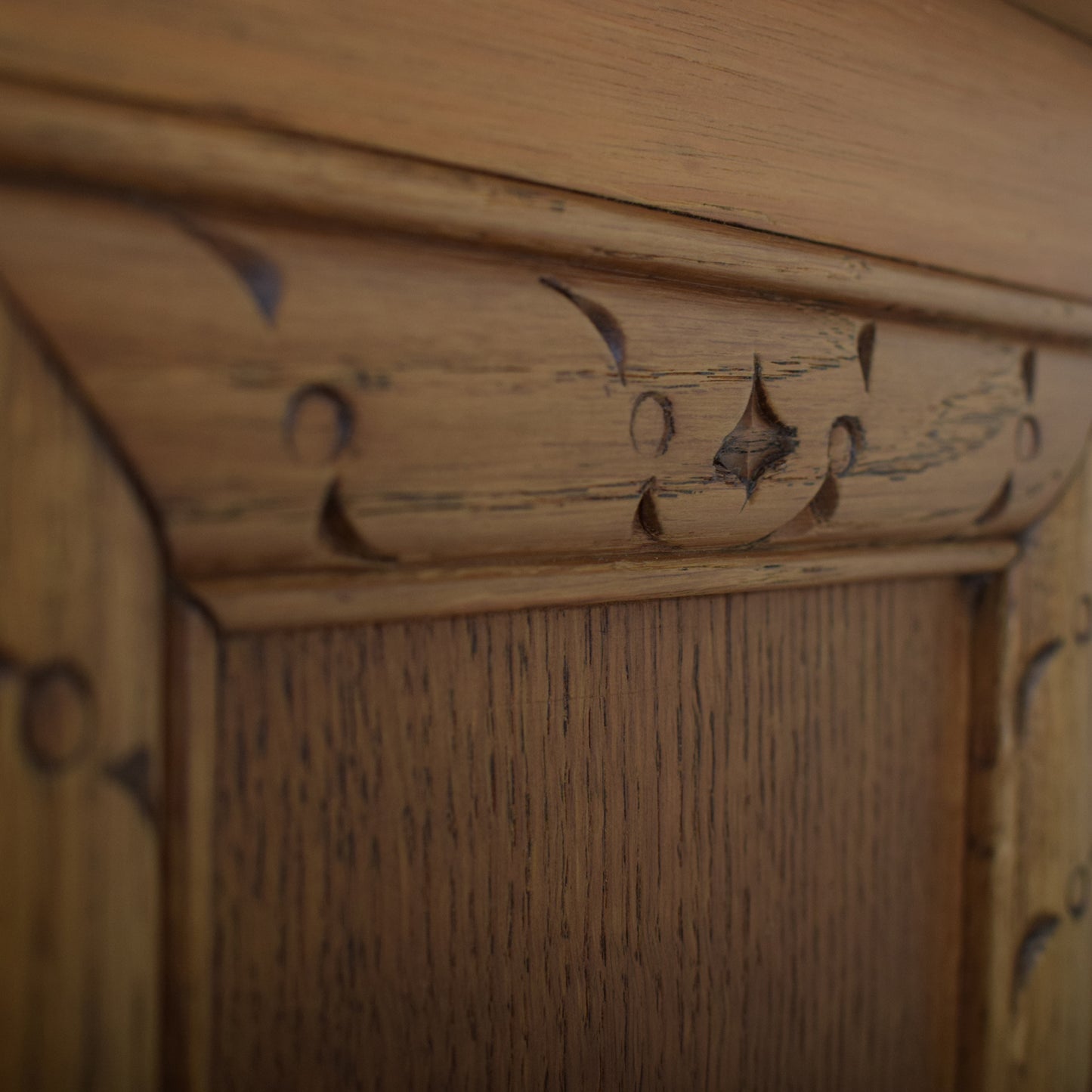 Oak Credence Cabinet