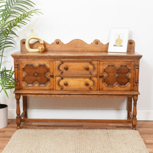 Restored Jacobean sideboard