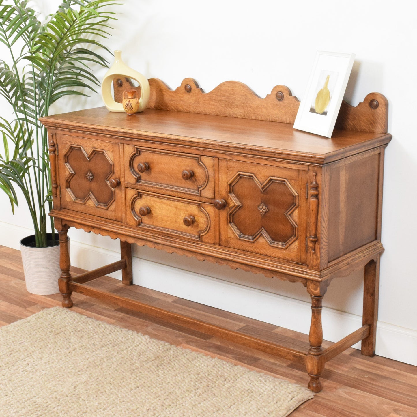 Restored Jacobean sideboard