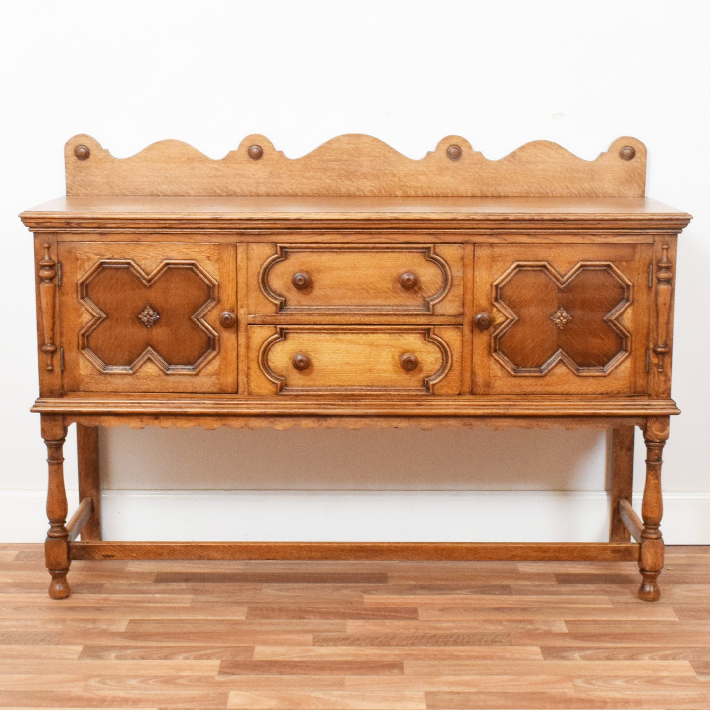 Restored Jacobean sideboard