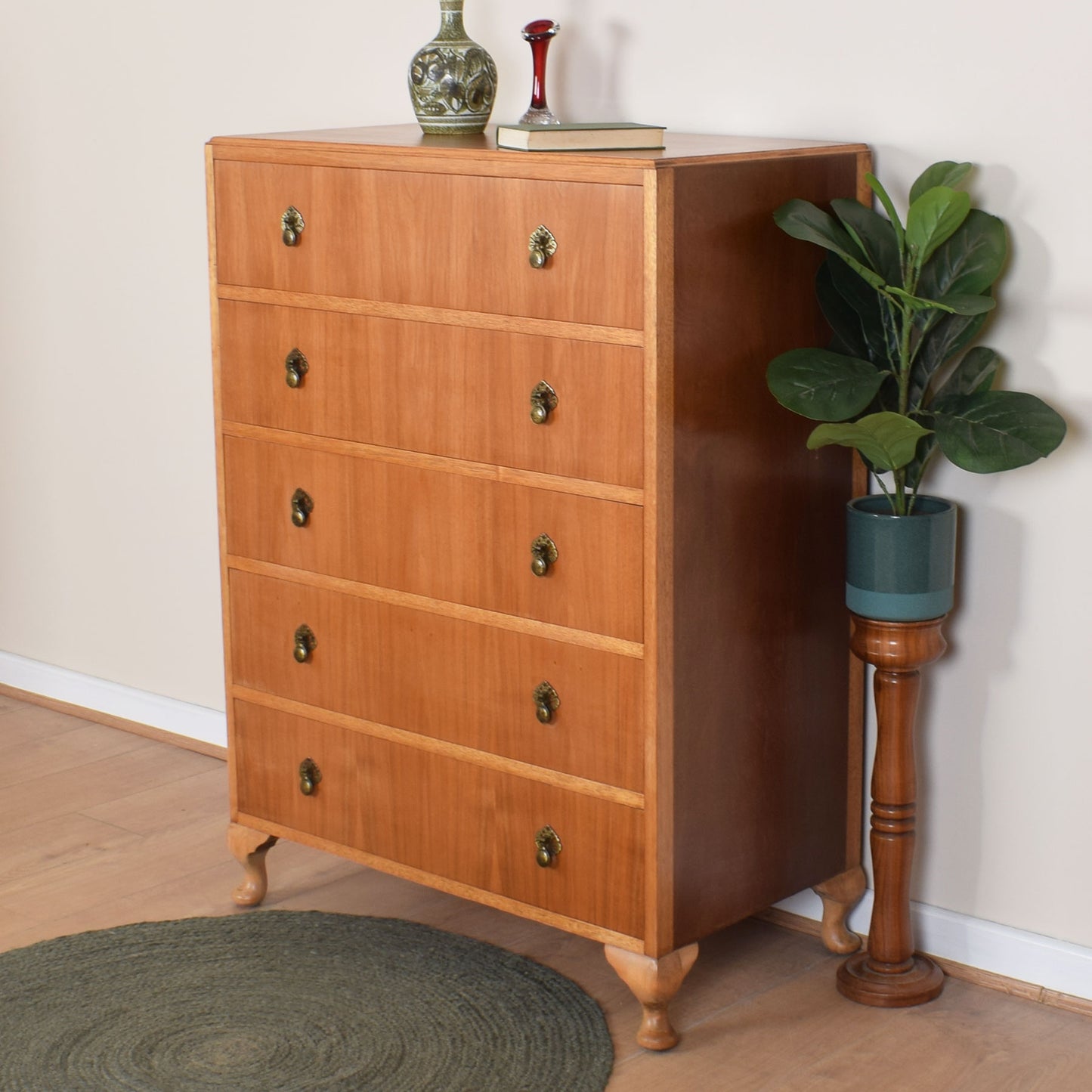 Walnut Chest of Drawers