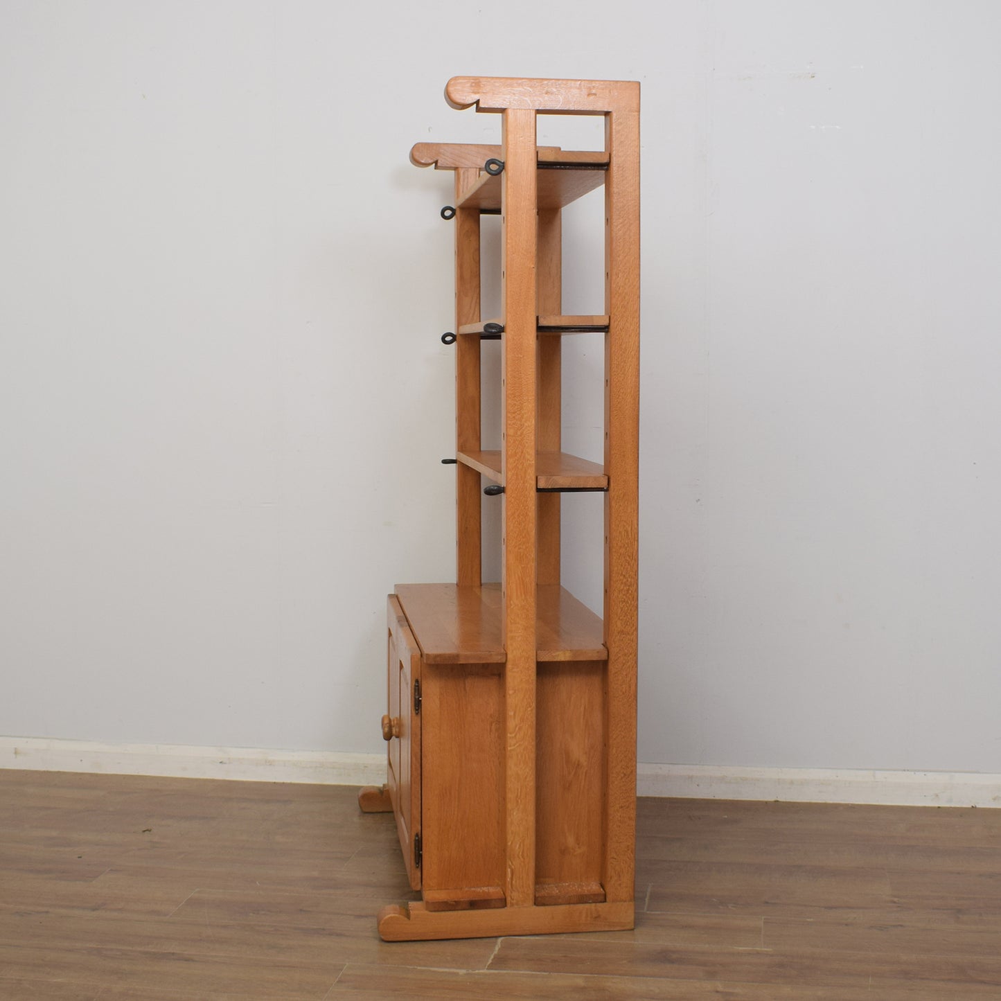 Restored Oak Cheese Rack