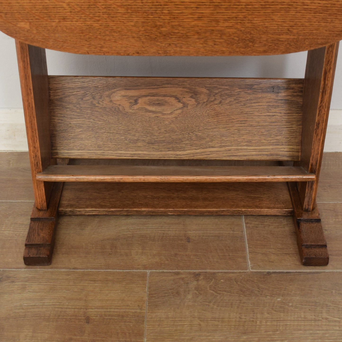 Oak Drop-Leaf Side Table