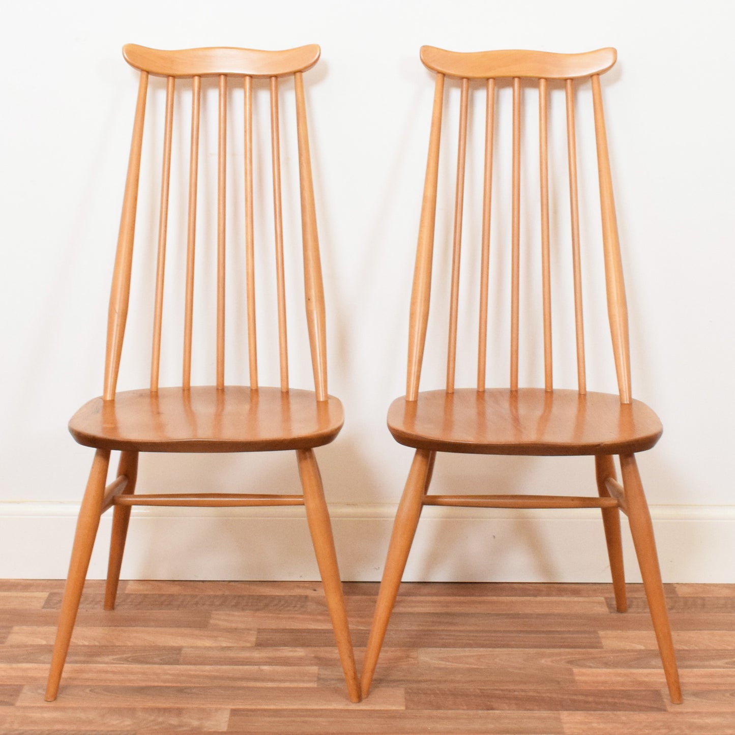 Ercol Drop Leaf Table and Two Chairs