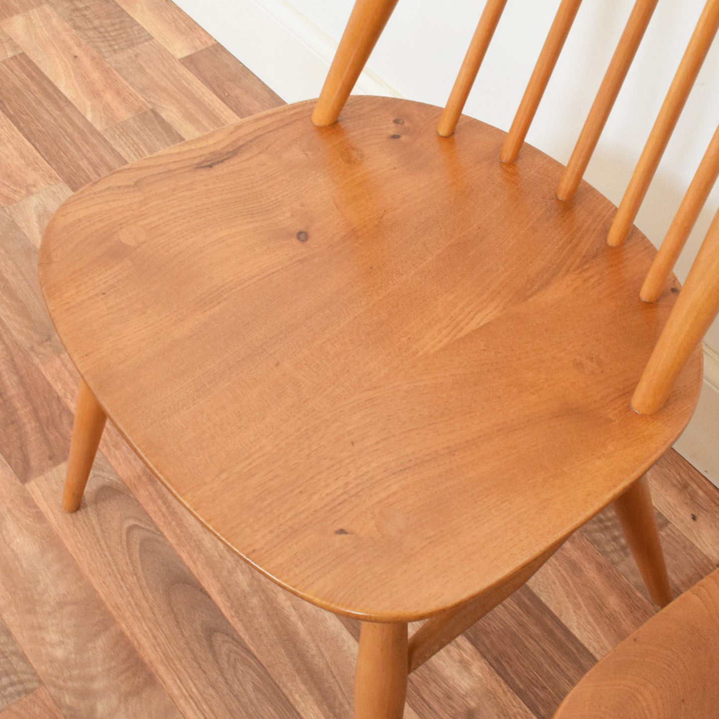 Ercol Drop Leaf Table and Two Chairs