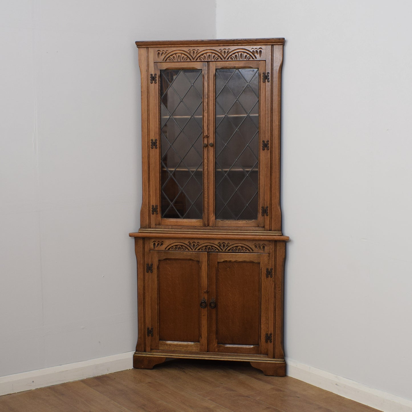Restored Oak Corner Unit