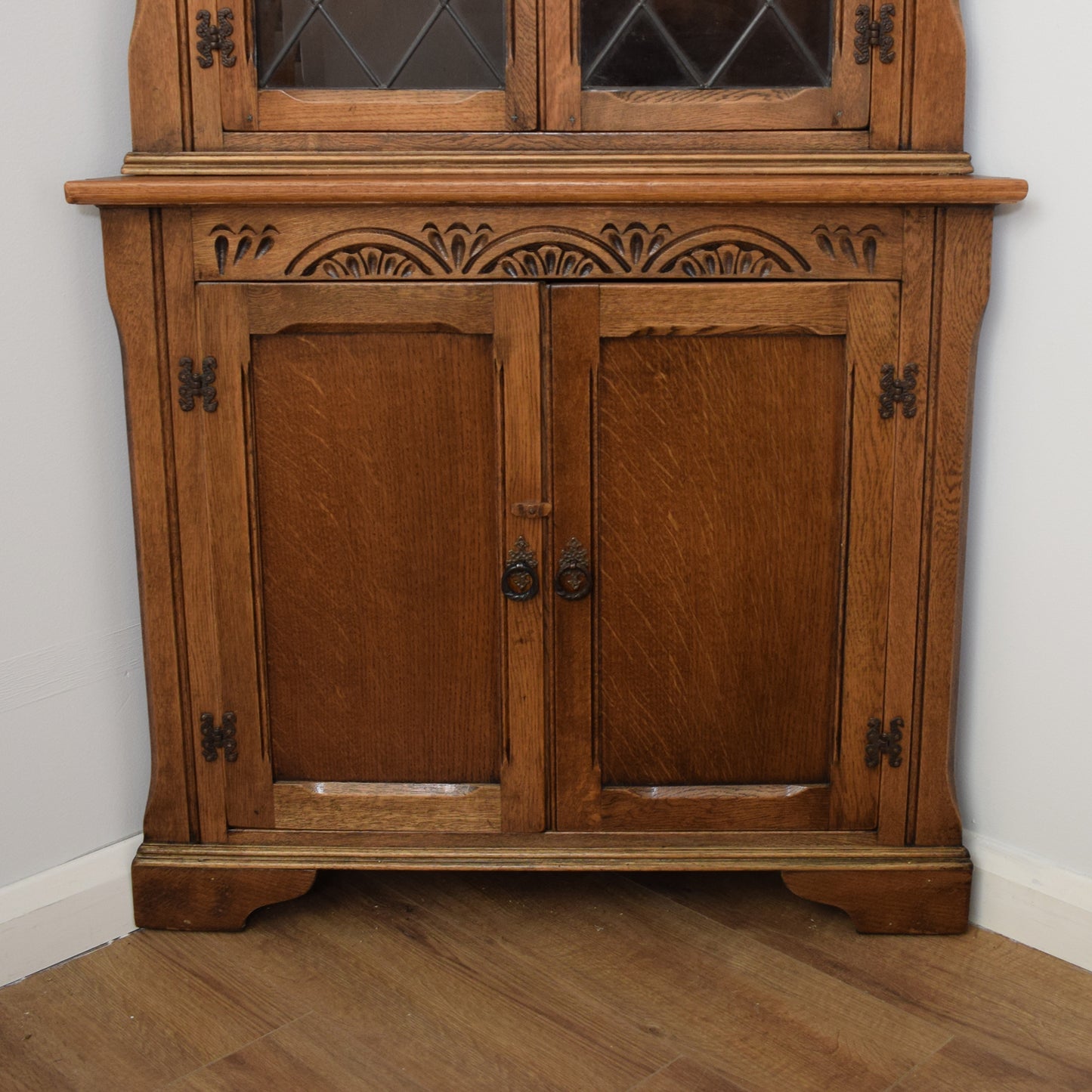 Restored Oak Corner Unit