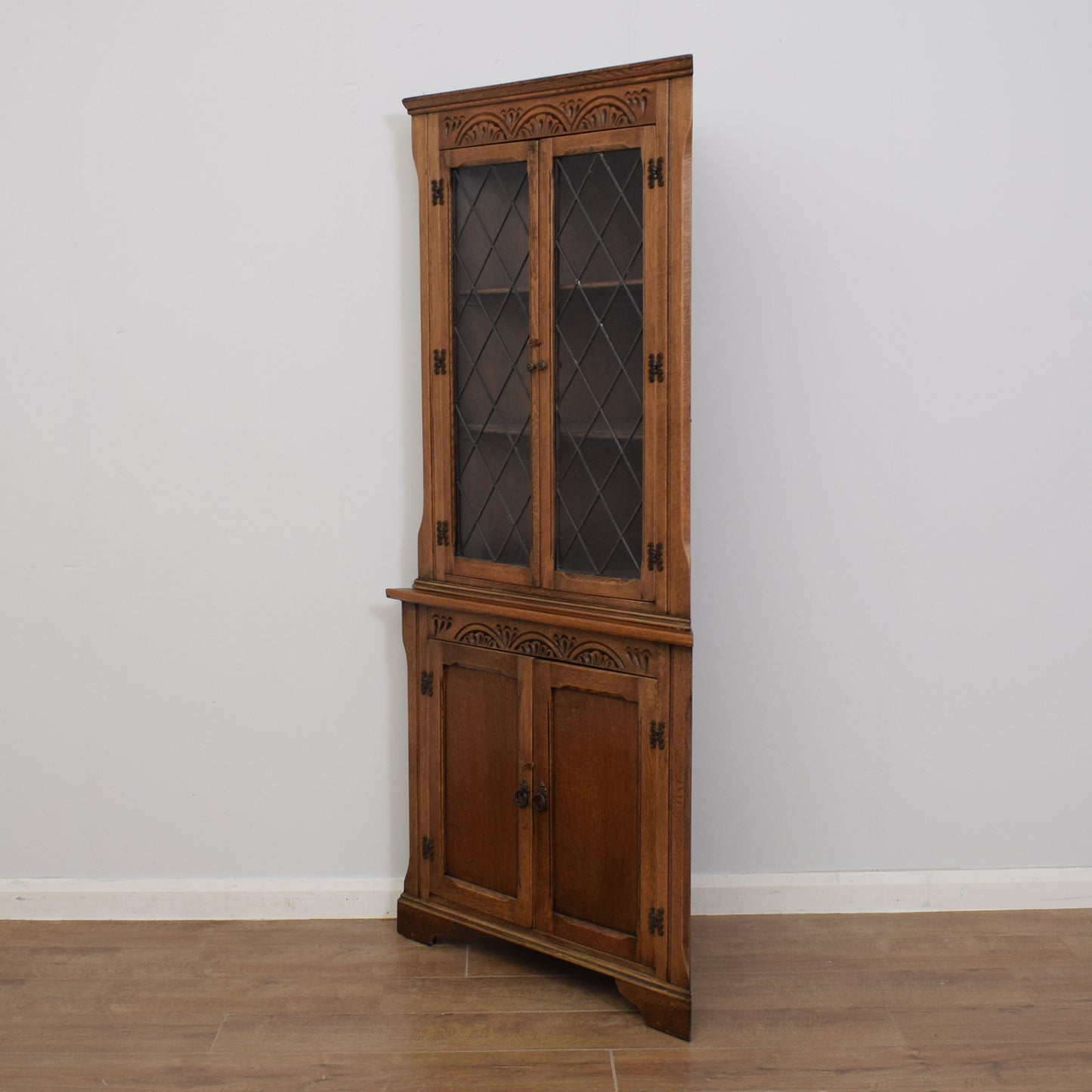 Restored Oak Corner Unit