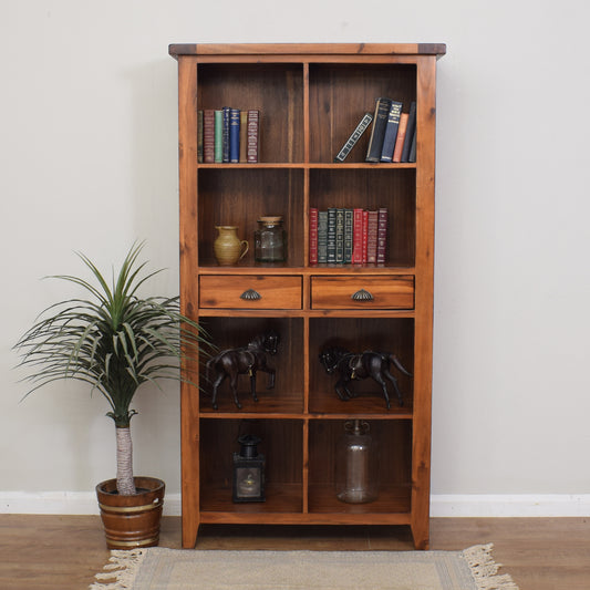 Restored Modern Pine Bookcase