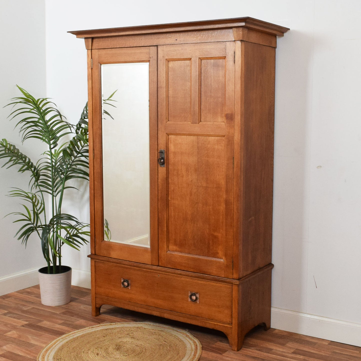 Restored Oak Wardrobe