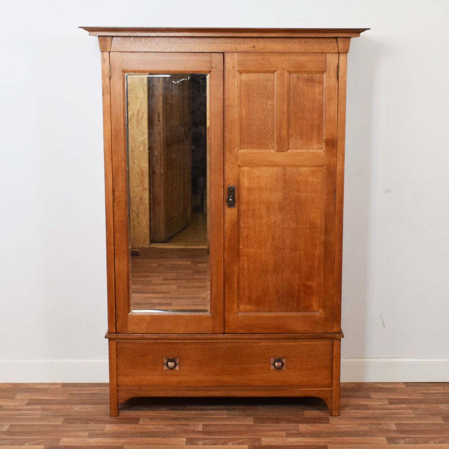 Restored Oak Wardrobe