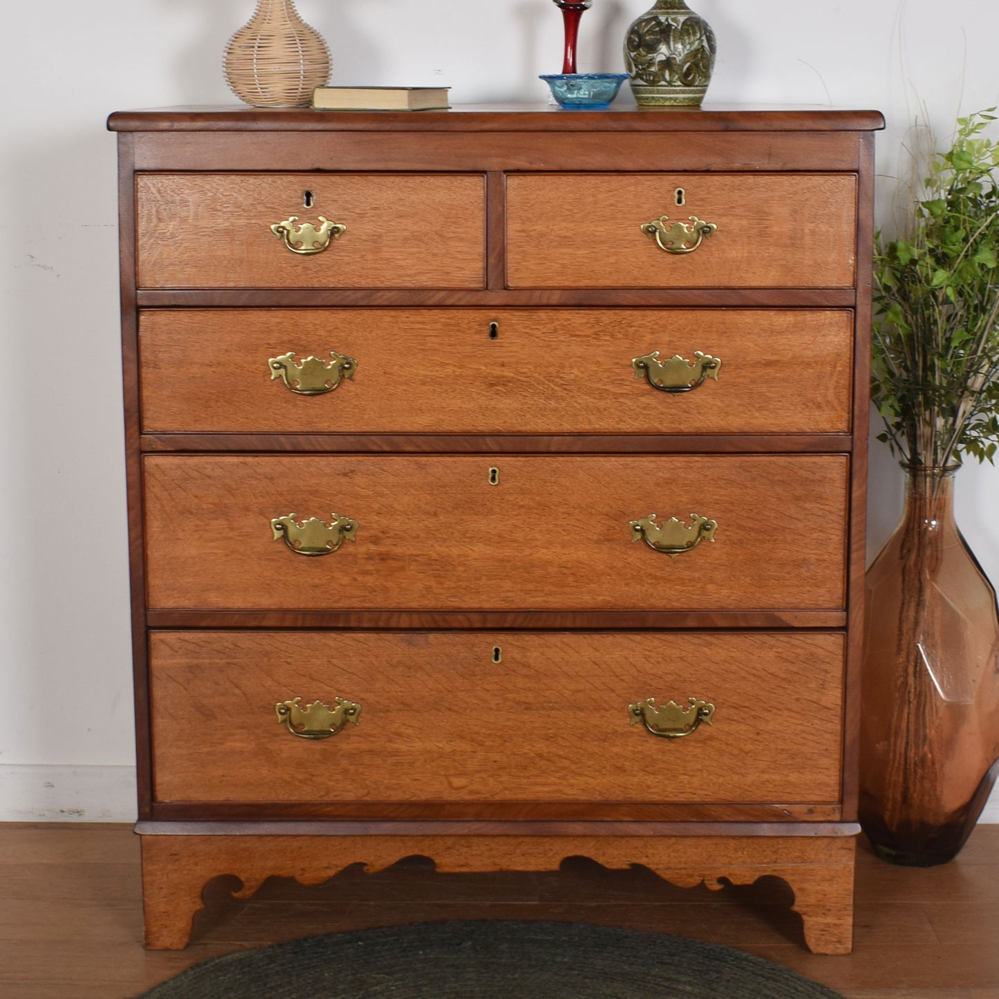Restored Oak Chest of Drawers