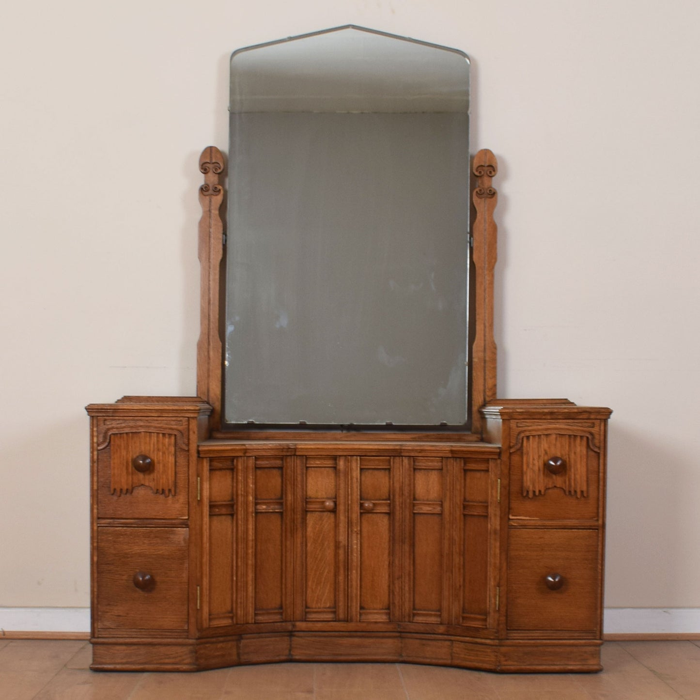 Vintage Oak Dressing Table