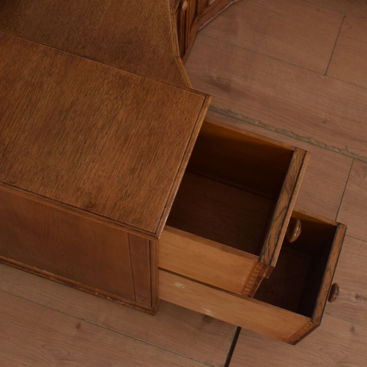Vintage Oak Dressing Table