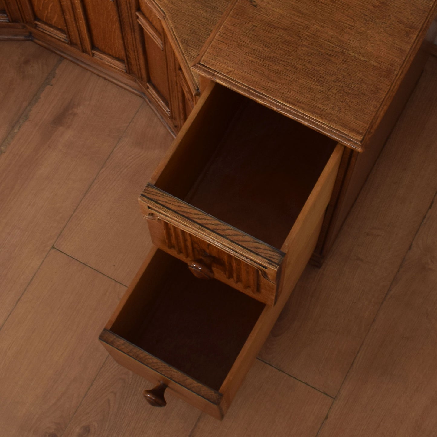 Vintage Oak Dressing Table