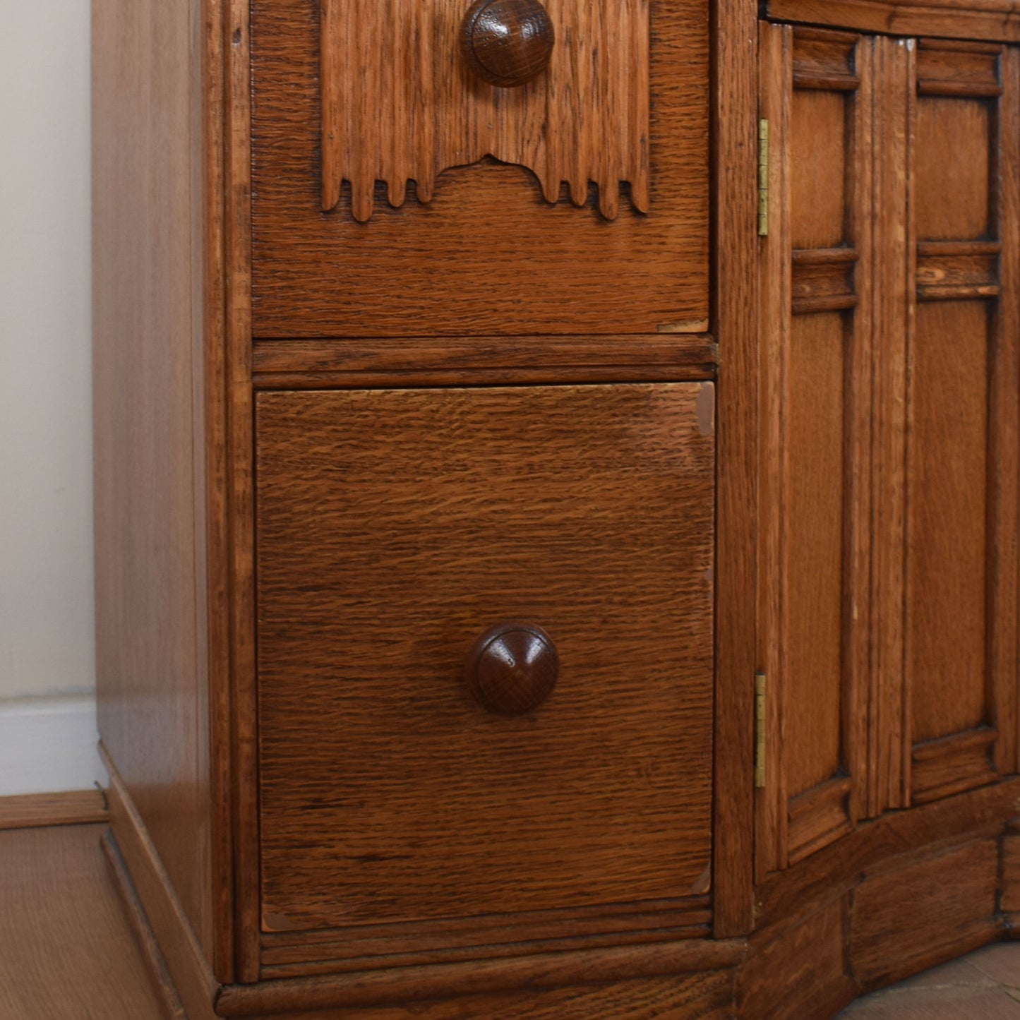 Vintage Oak Dressing Table