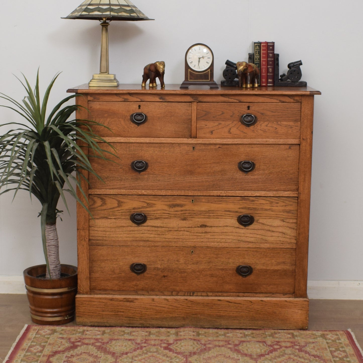 Vintage Oak Chest Of Drawers