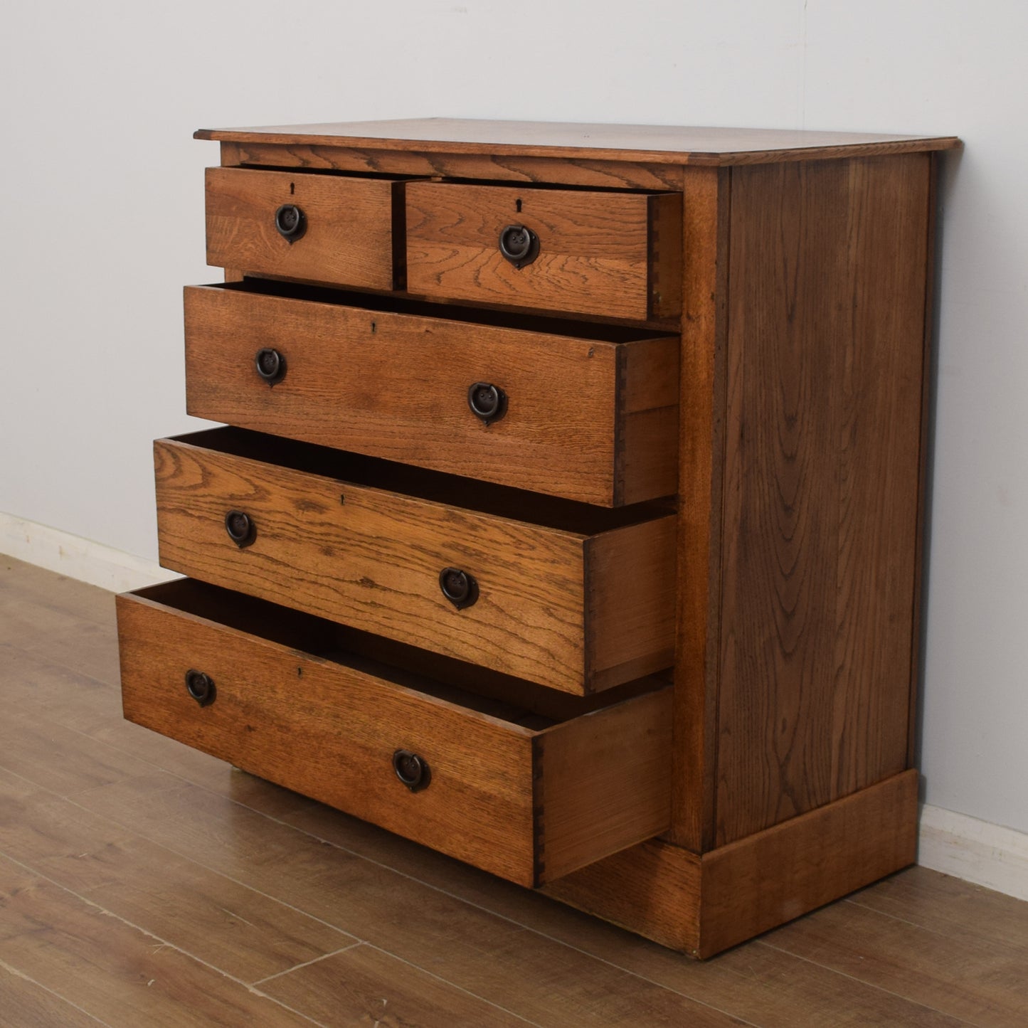 Vintage Oak Chest Of Drawers