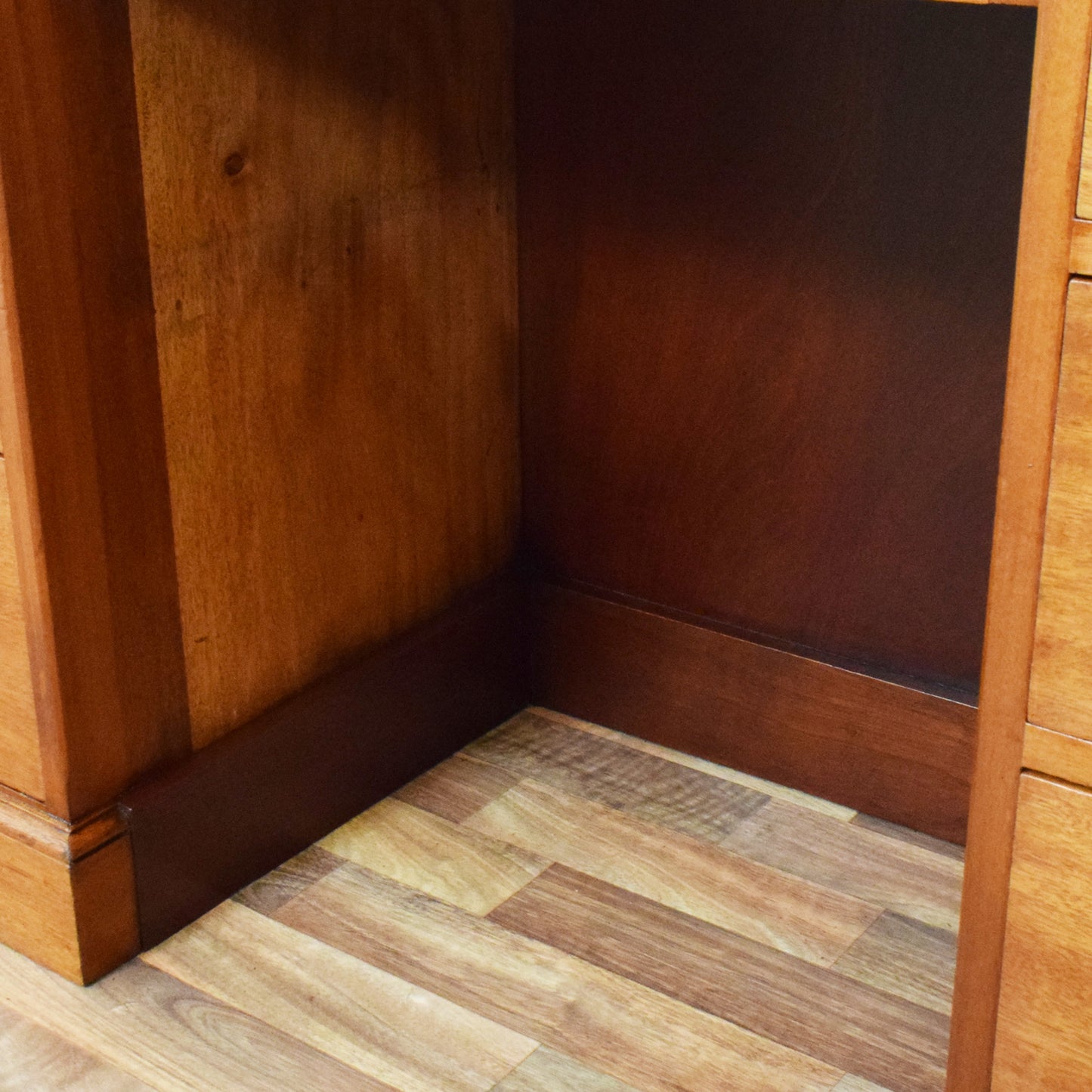 Leather Top Pedestal Desk