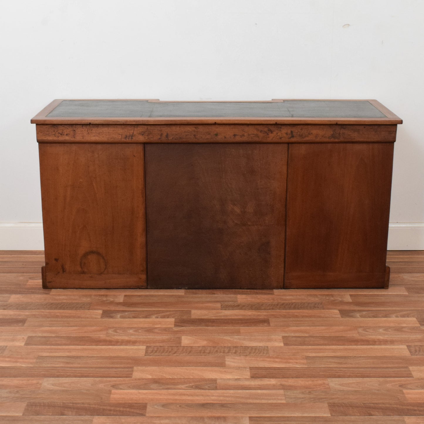 Leather Top Pedestal Desk