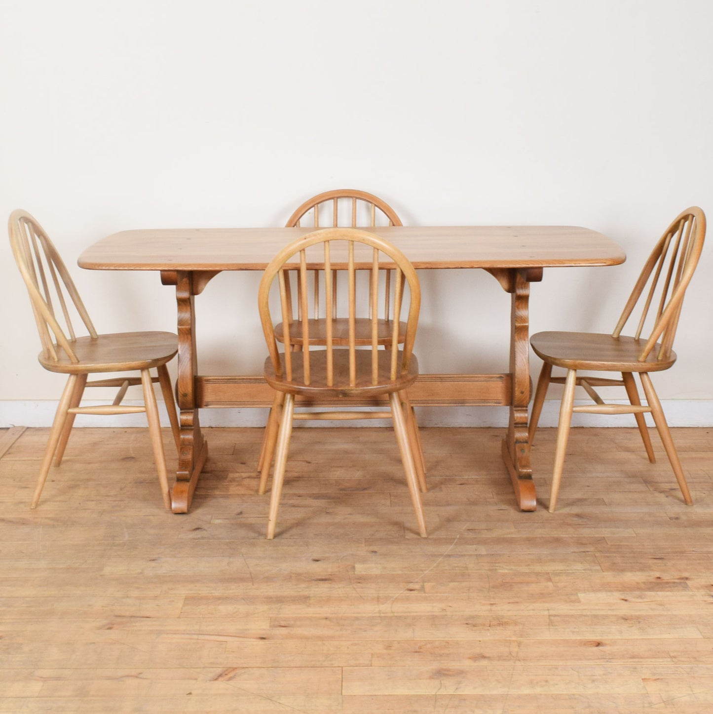 Ercol Table and Four chairs