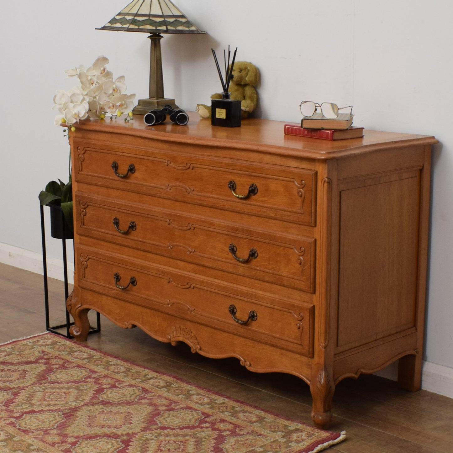 French Oak Chest Of Drawers