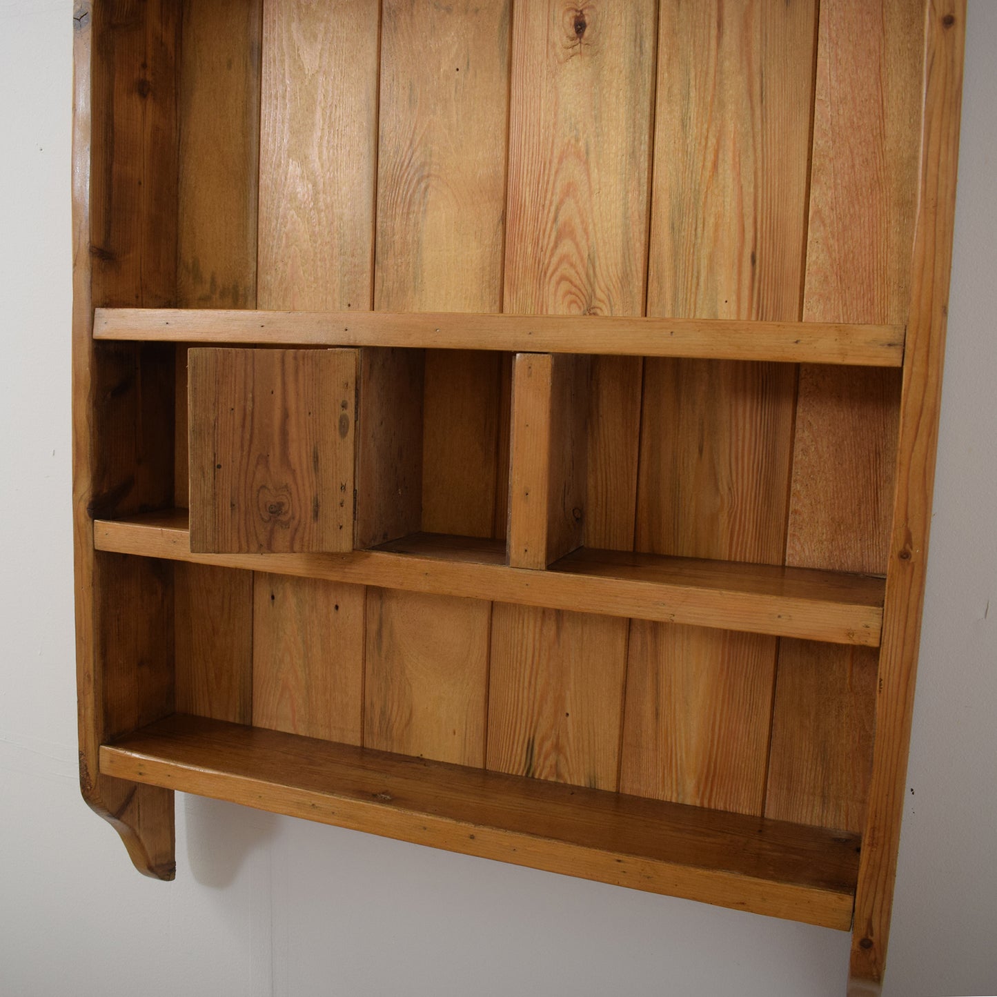 Pine Wall Mounted Shelving Unit