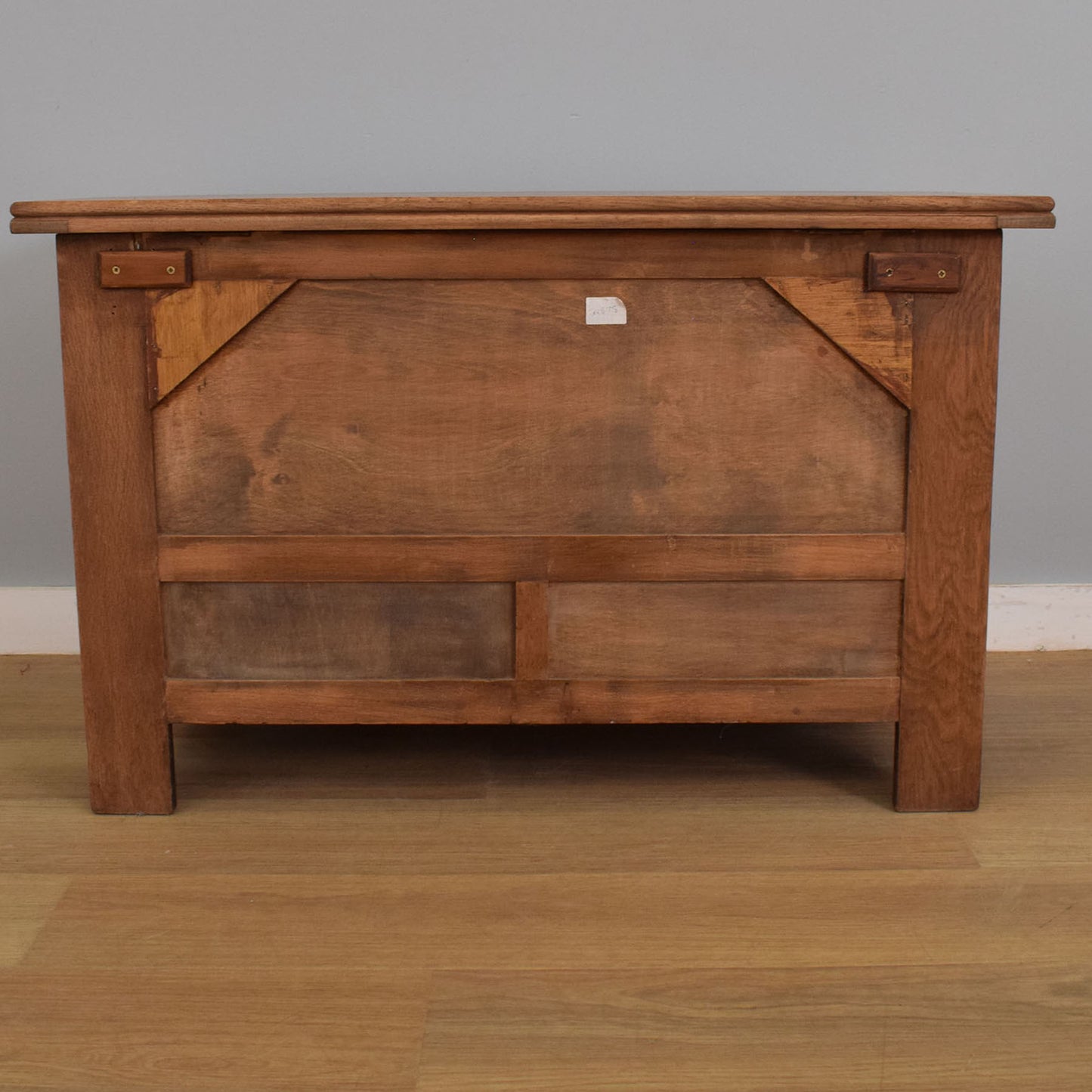 Restored Oak-Veneer Mule Chest