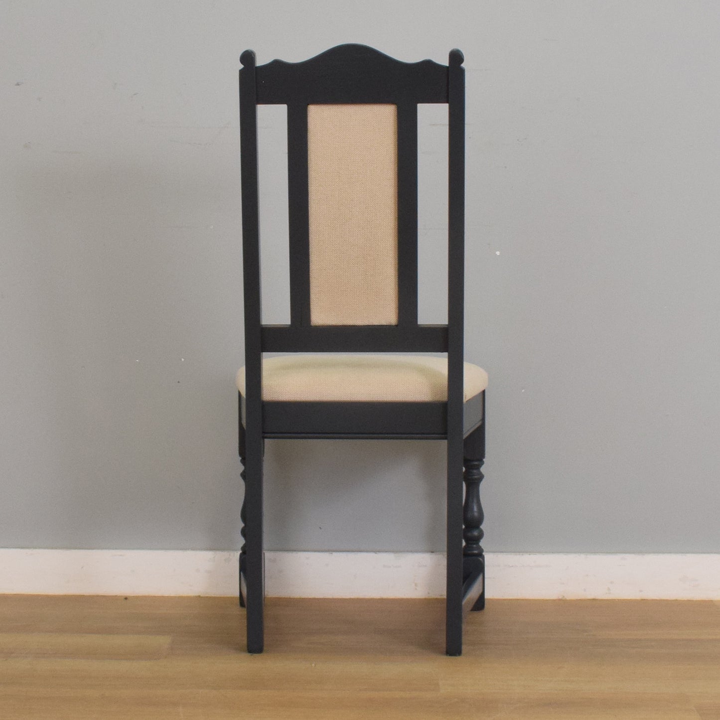 Painted 'Old Charm' Refectory Table and Six Chairs