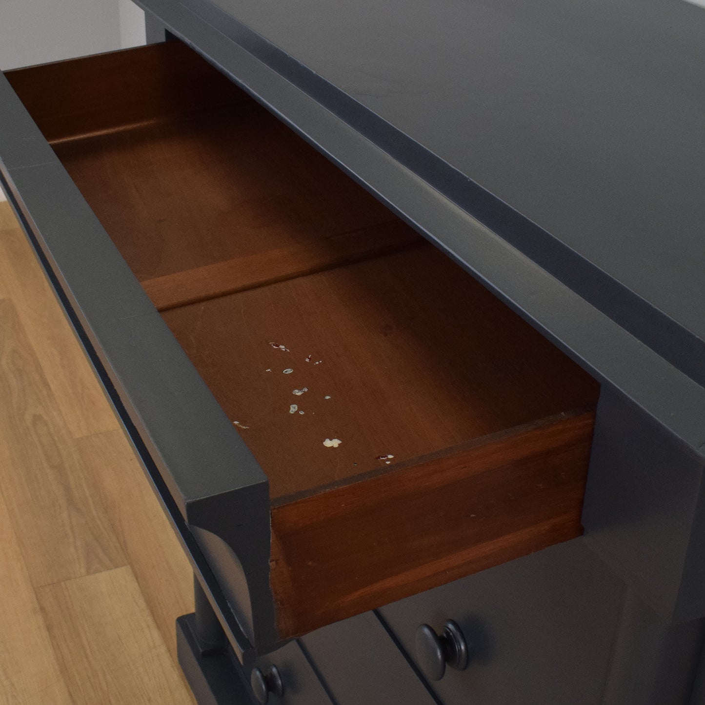 Large Painted Mahogany Chest of Drawers