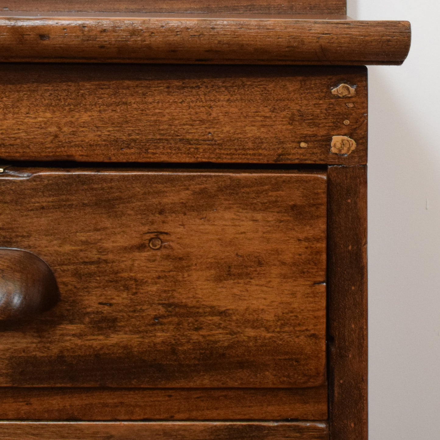 Pair of Rustic Pine Bedsides