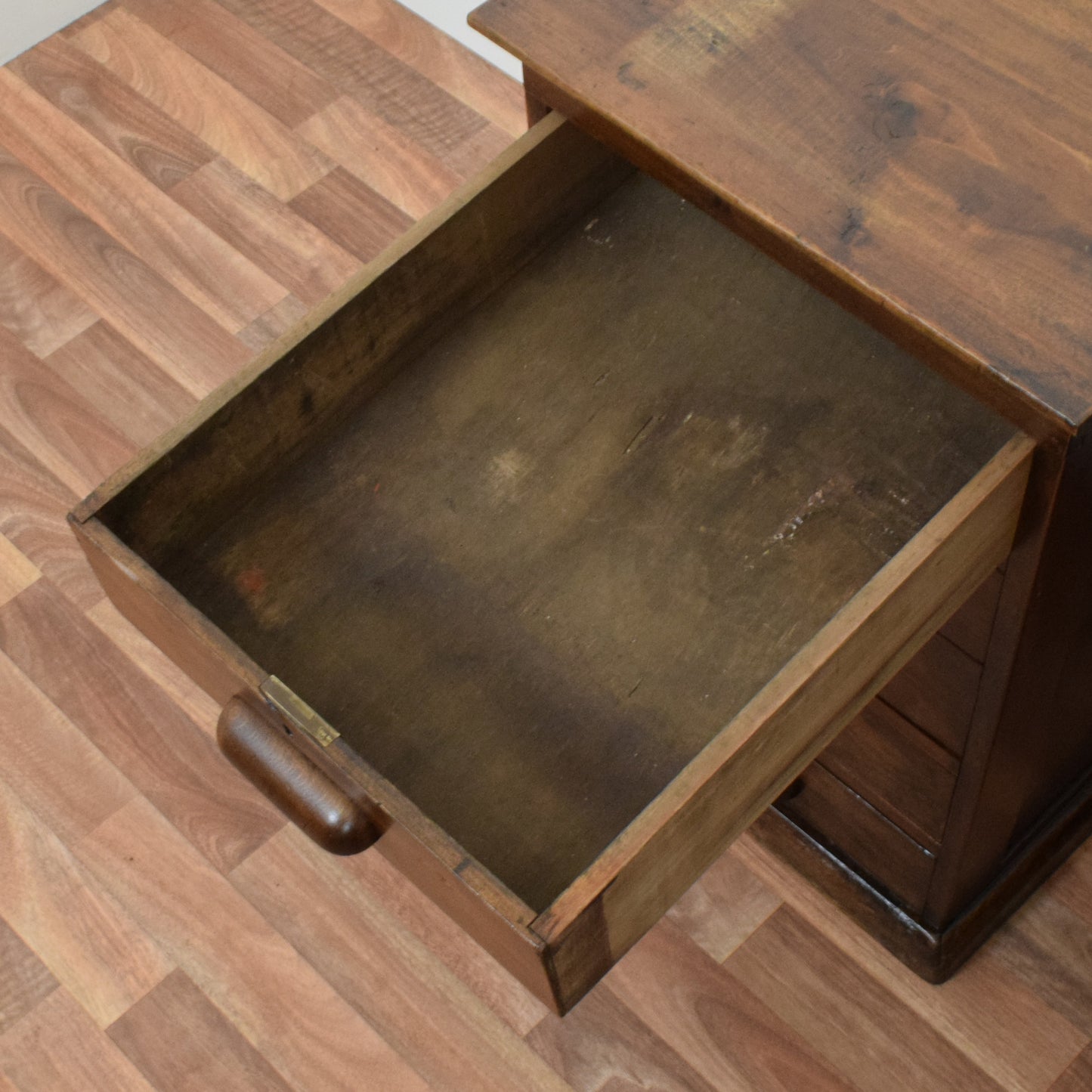 Pair of Rustic Pine Bedsides