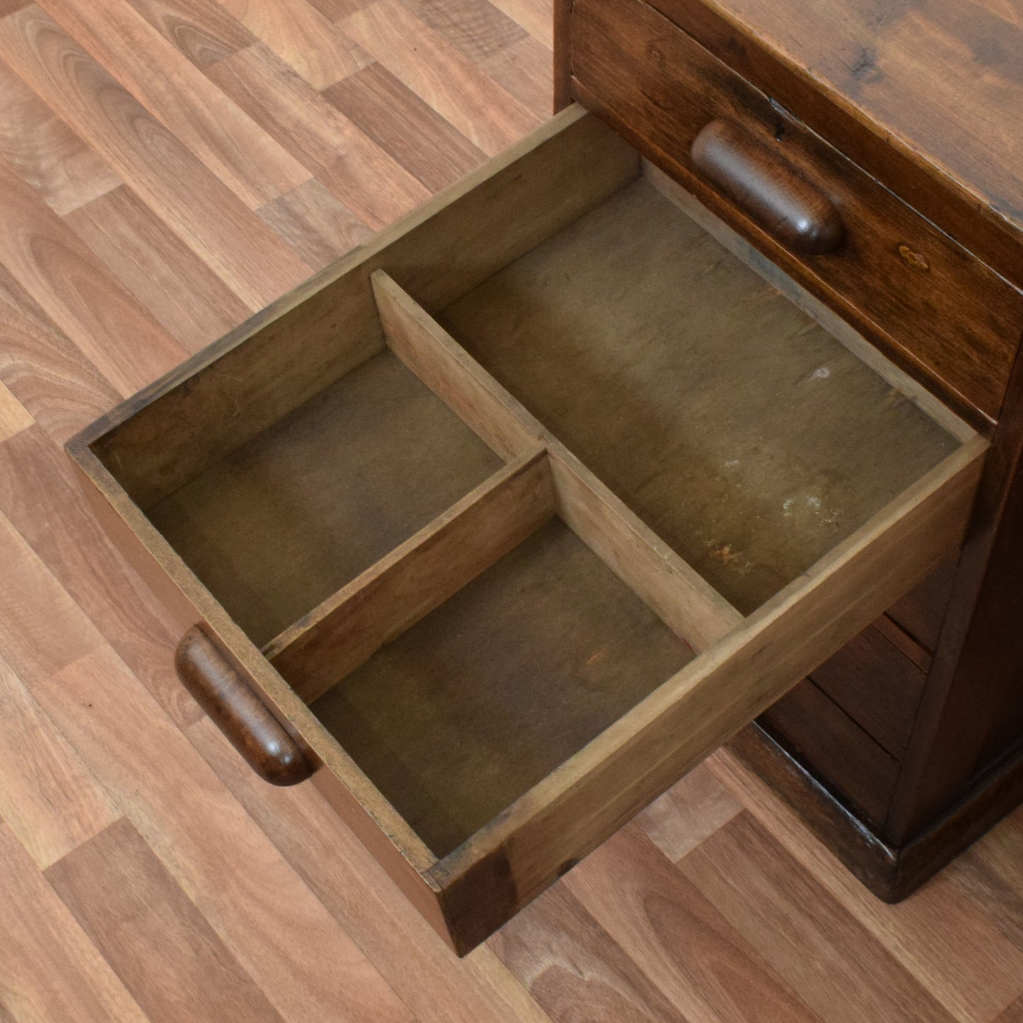 Pair of Rustic Pine Bedsides