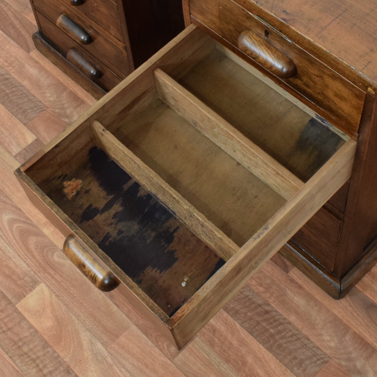 Pair of Rustic Pine Bedsides