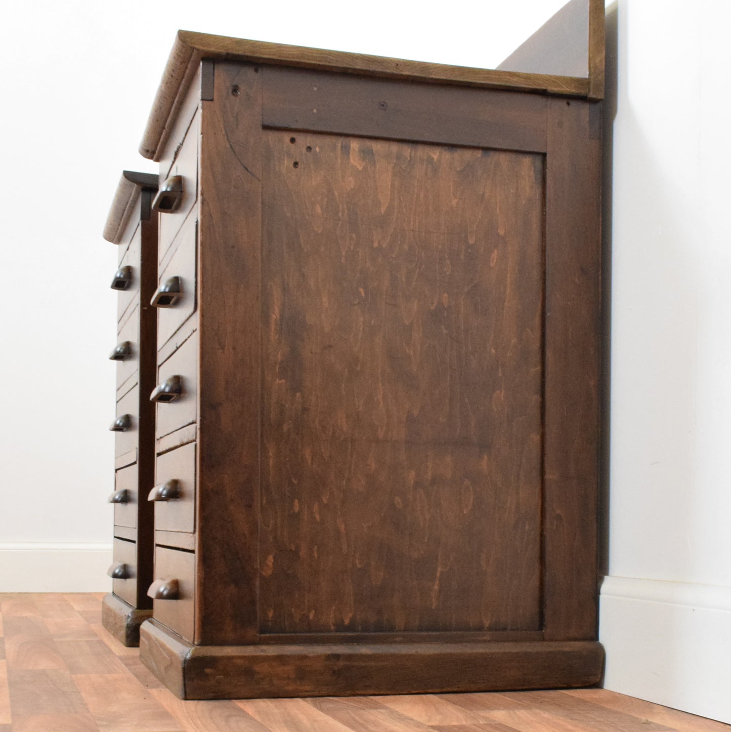 Pair of Rustic Pine Bedsides
