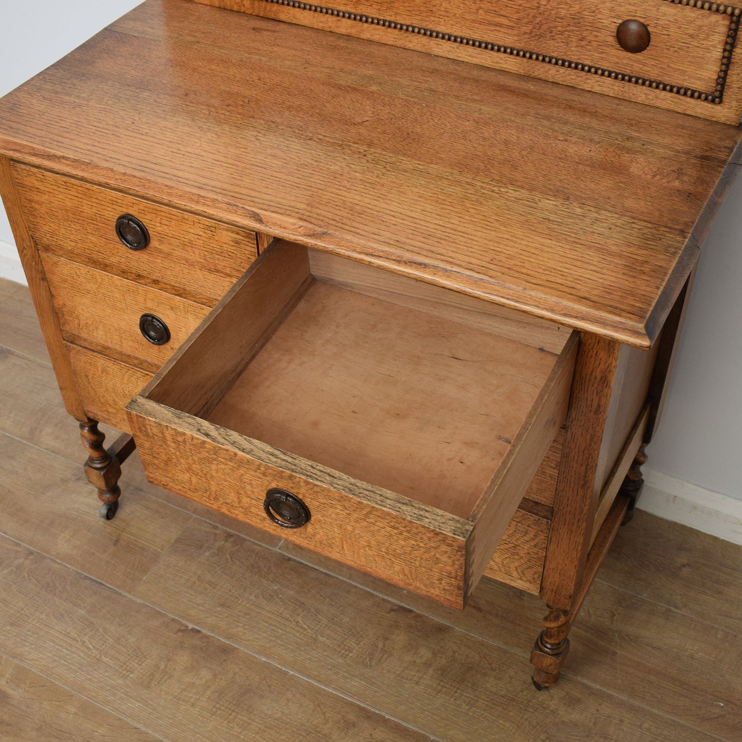 Restored Oak Dressing Table