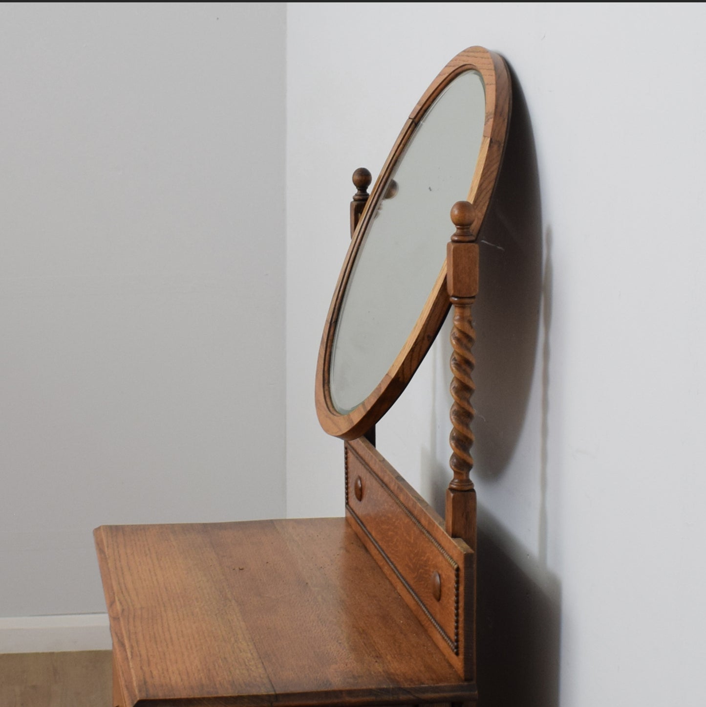 Restored Oak Dressing Table