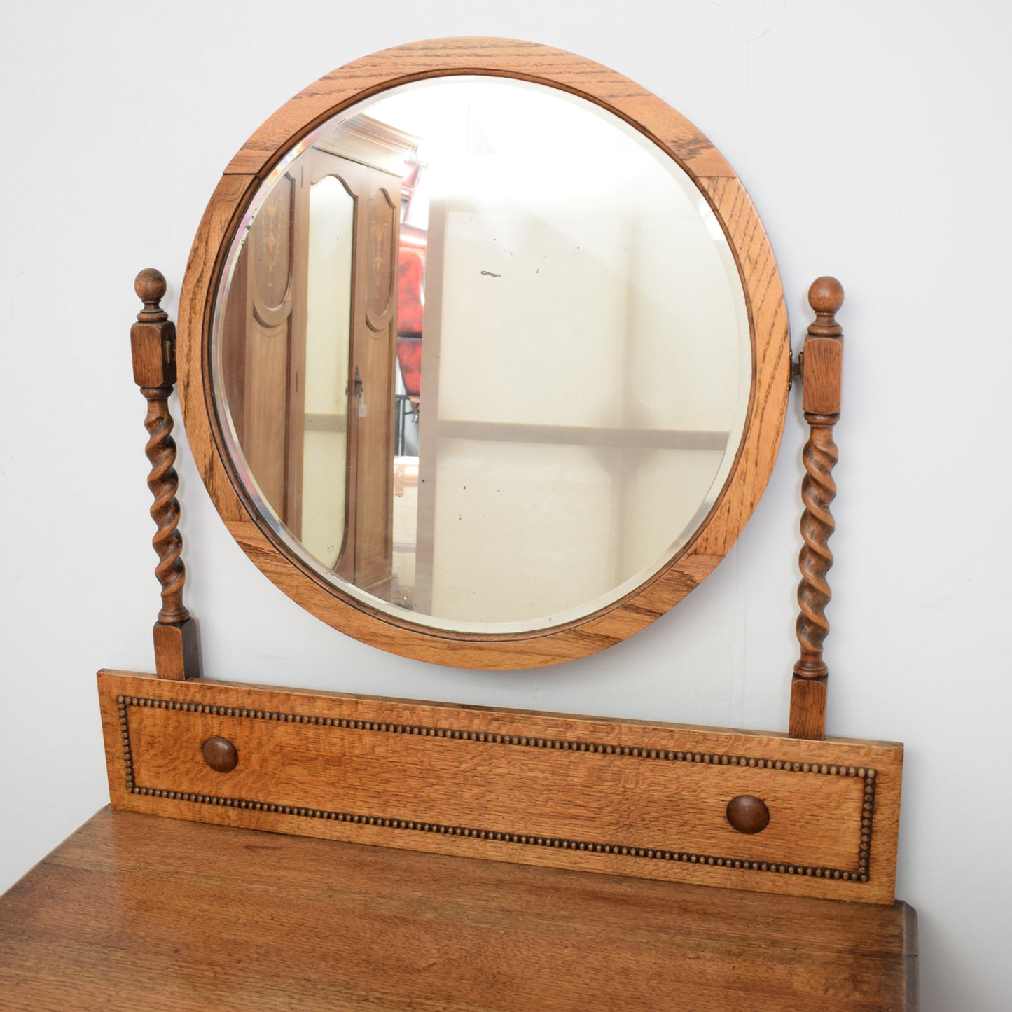 Restored Oak Dressing Table