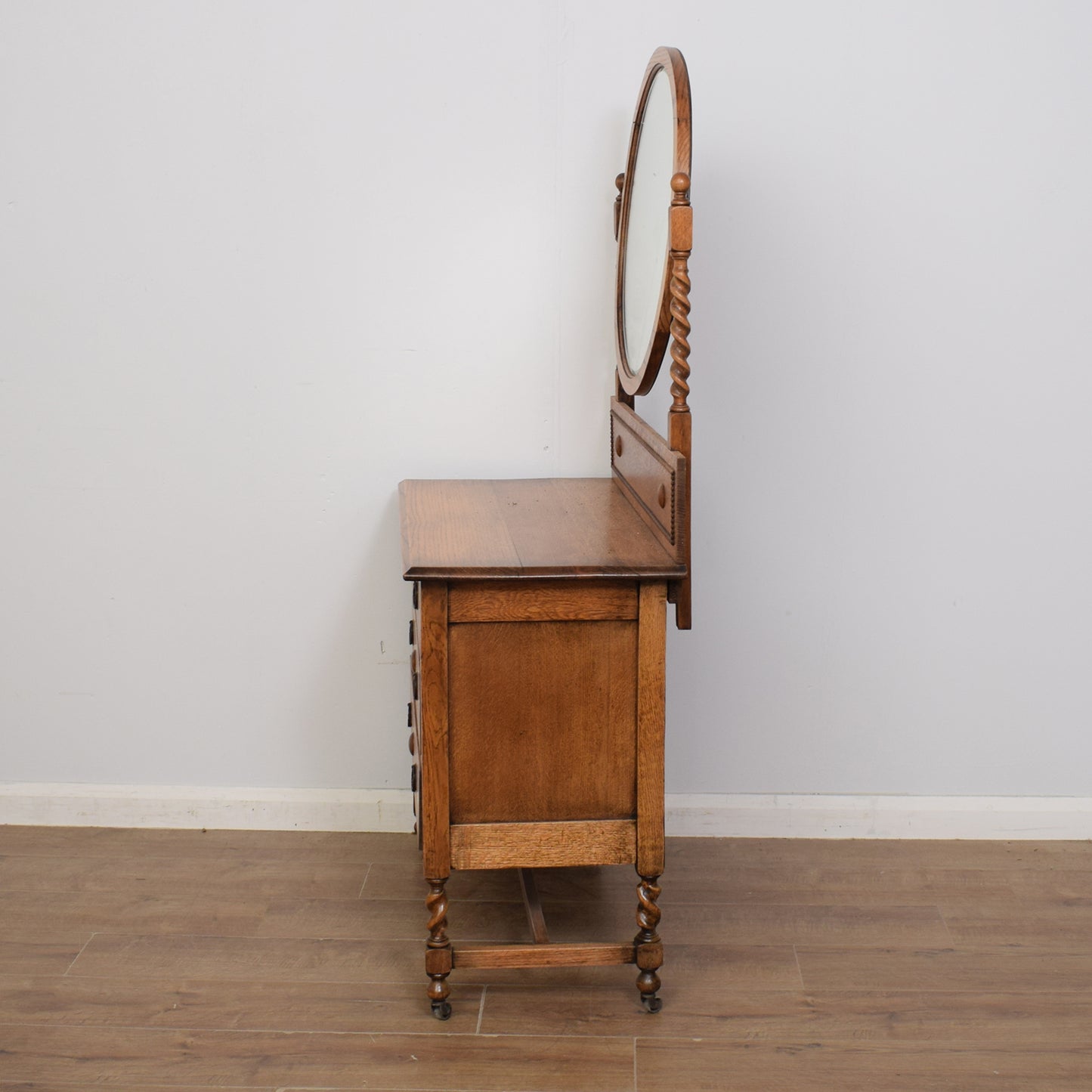 Restored Oak Dressing Table