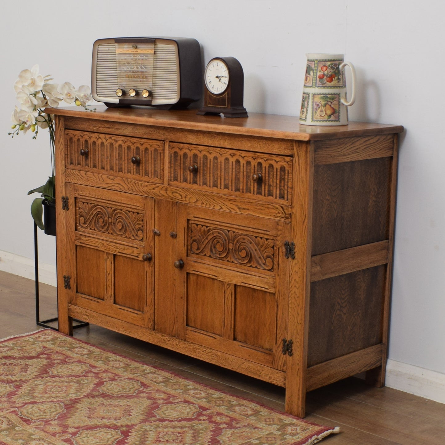 Restored Oak Sideboard