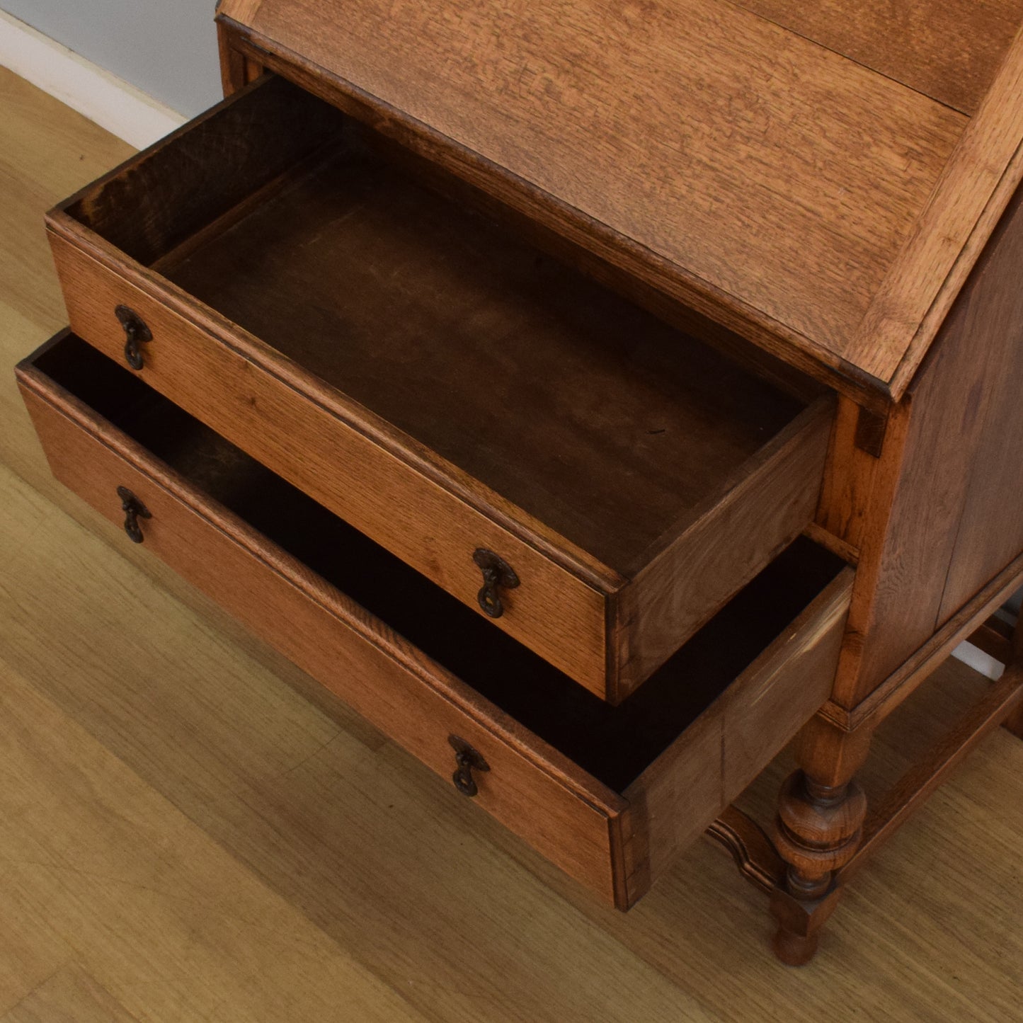 Restored Oak Bureau Bookcase