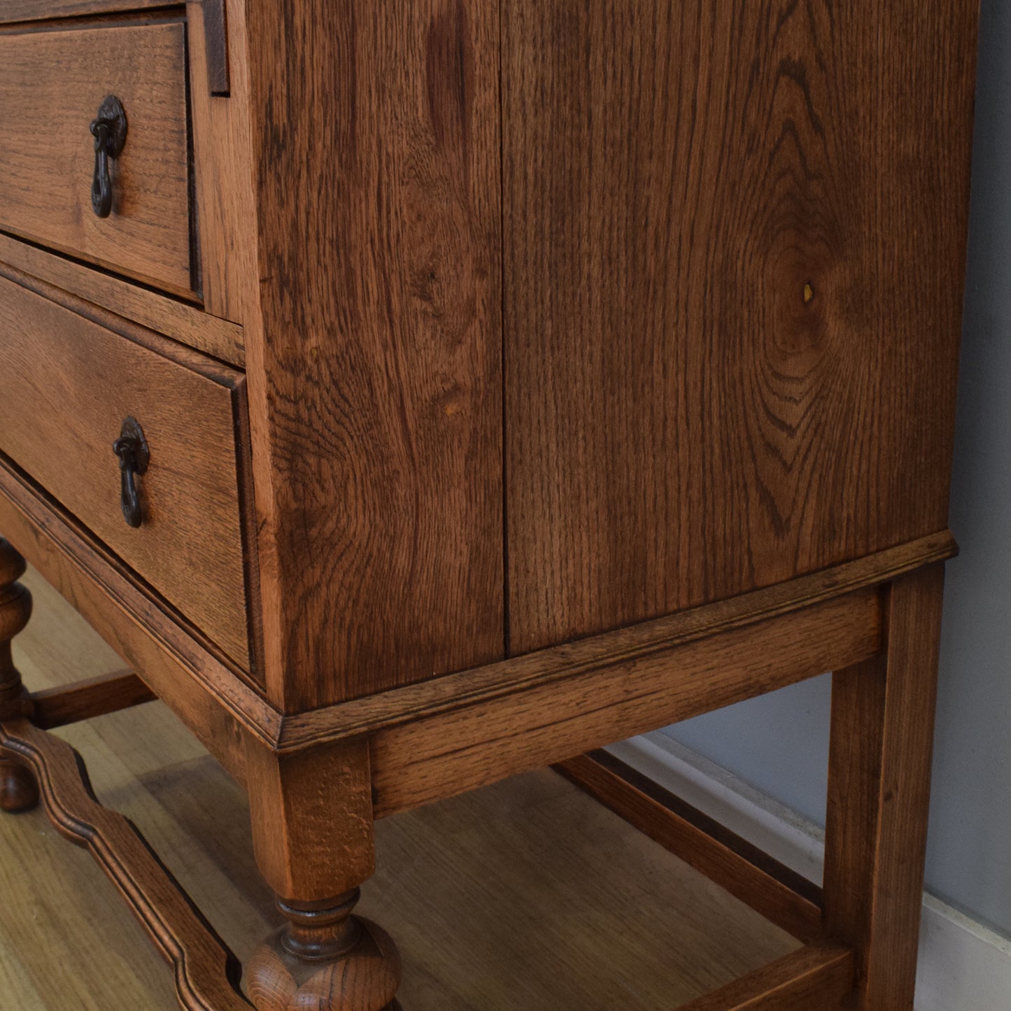 Restored Oak Bureau Bookcase