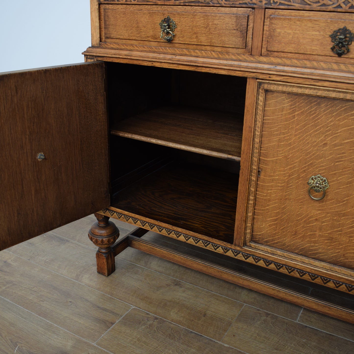 Restored Oak Sideboard