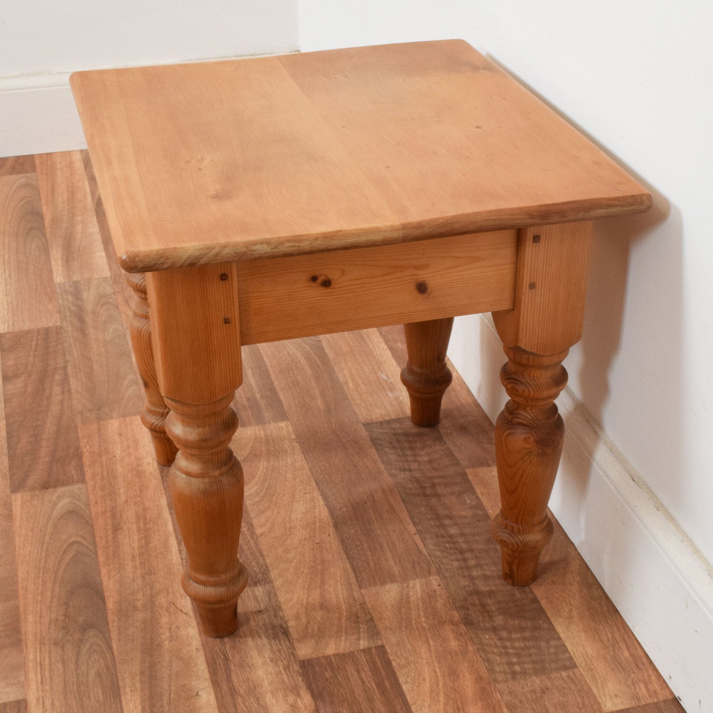 Rustic Pine Side Table